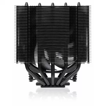 Noctua NH-D12L chromax.black CPU-luchtkoeler, 120 mm, aluminium, zwart, 450–2000 RPM, 22,6 dBA
