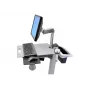 Ergotron Neo-Flex Basket and Handle Kit - montagekit (greep, mand) - tweestaps, grijs - voor montage op de wagen - voor P/N: 24-205-214, 24-206-214 (97-545)