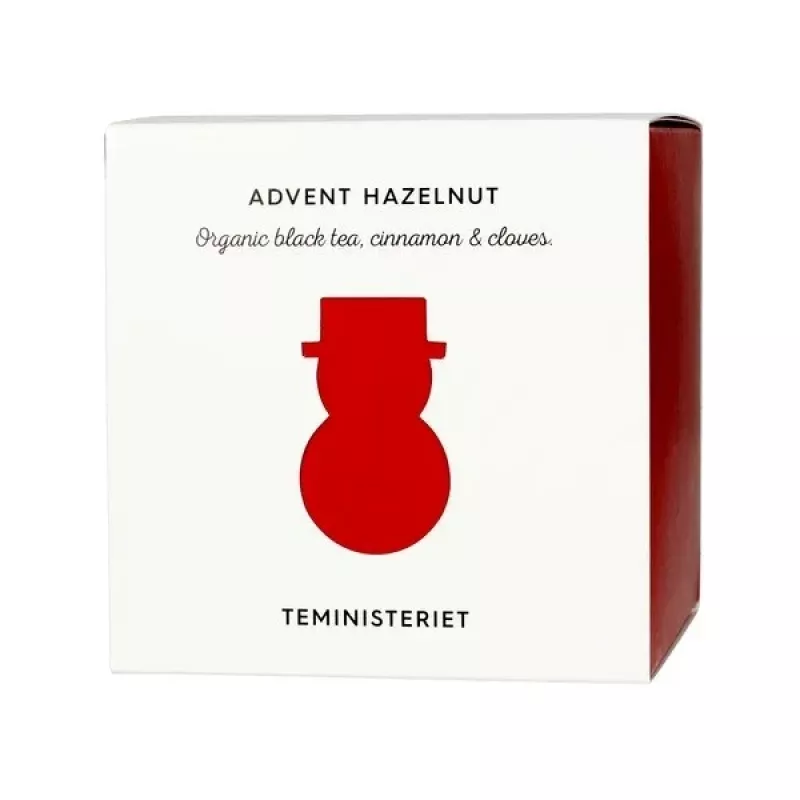 Losse zwarte thee Advent Hazelnut 100g - Teministeriet