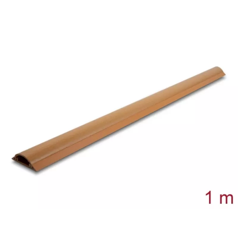 Kabelgoot DeLOCK 20731 zelfklevend 50 x 13 mm houtlook