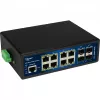 ALLNET industriële PoE switch ALL-SGI8112PMJ 8+4 poorten