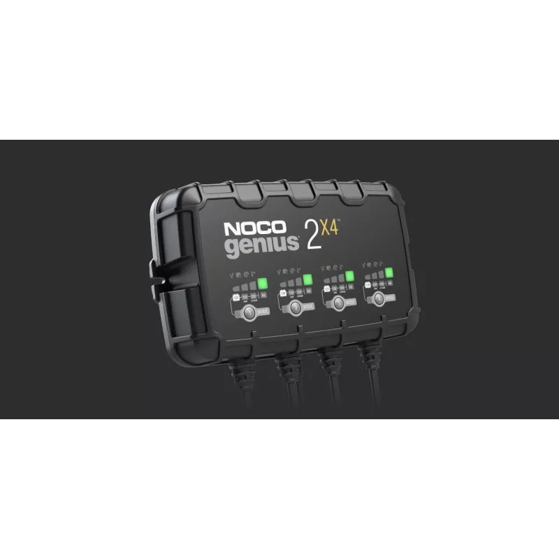 GENIUS2X4 8A 4-bank lader