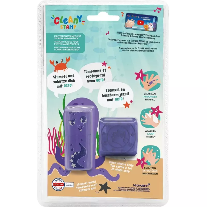 Colop 156695 stempel rond paars voor kinderen