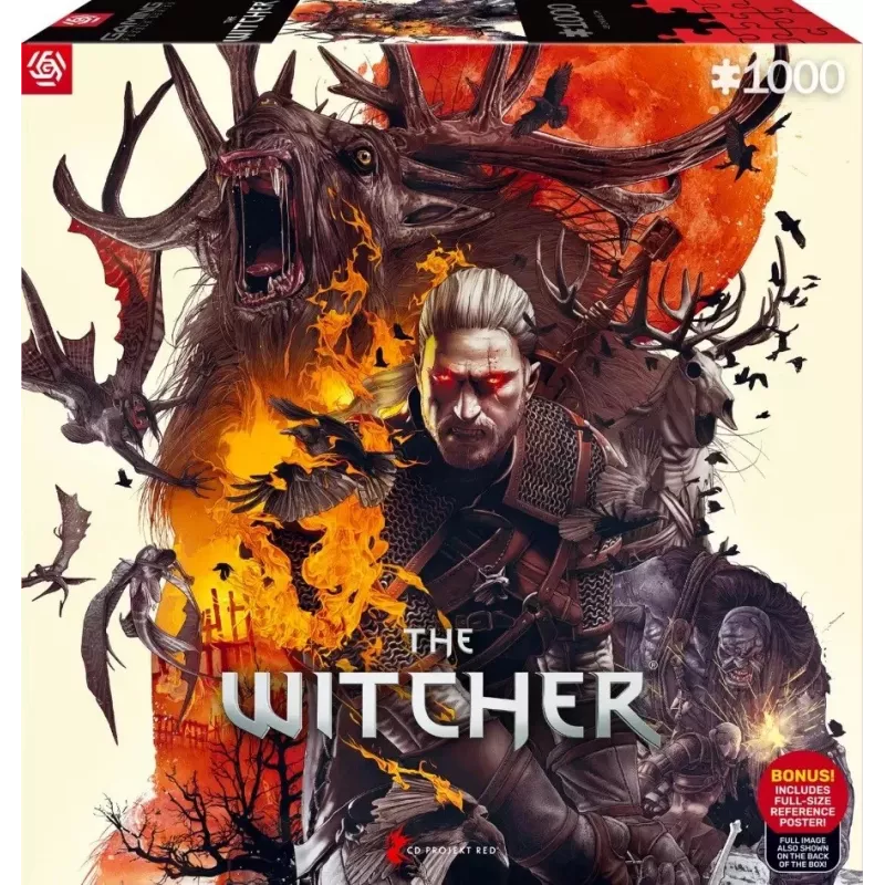 Good Loot Gaming Puzzle: The Witcher Monsters, 1000 stukjes