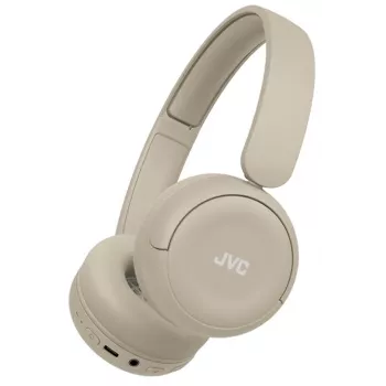JVC HA-S59W headset bedraad & draadloos hoofdband muziek/dagelijks USB Type-C Bluetooth beige