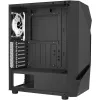 Aerocool Scape-G-BK-v2 midi-tower, Tempered Glass, FRGB - zwart