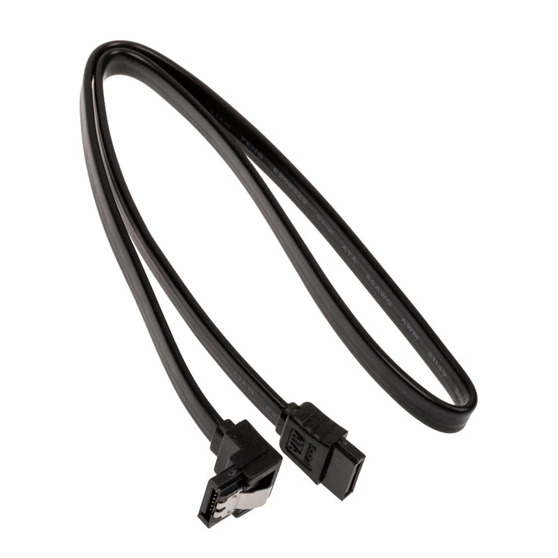 SATA-kabel Akasa Proslim 90° 50 cm — haakse SATA-datakabel, 50 cm