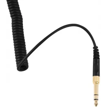 Rechte vervangende kabel voor Beyerdynamic DT 770 PRO, zwart