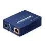 PLANET 1-poorts 100/1000X SFP netwerk mediaconverter blauw