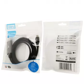 TB kabel HDMI 2.0V - USB 3.1 Type-C (AKTBXVH1P20C20B)