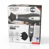Haardroger Adler AD 2248gc 2200W — ionisch, 2 snelheden, 3 temperaturen, koudstand, diffusor, concentrator, 1,8 m kabel