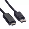 DisplayPort-kabel VALUE DP - UHDTV M/M 1 m