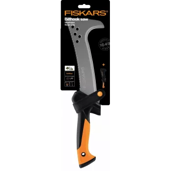 Fiskars 1051233 handzaag beugelzaag 23 cm zwart, oranje, zilver