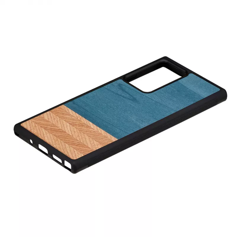 Telefoonhoes man and wood Galaxy Note 20 Ultra denim zwart