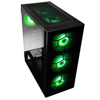 Kolink Observatory HF Plus Glass ARGB midi-tower - zwart