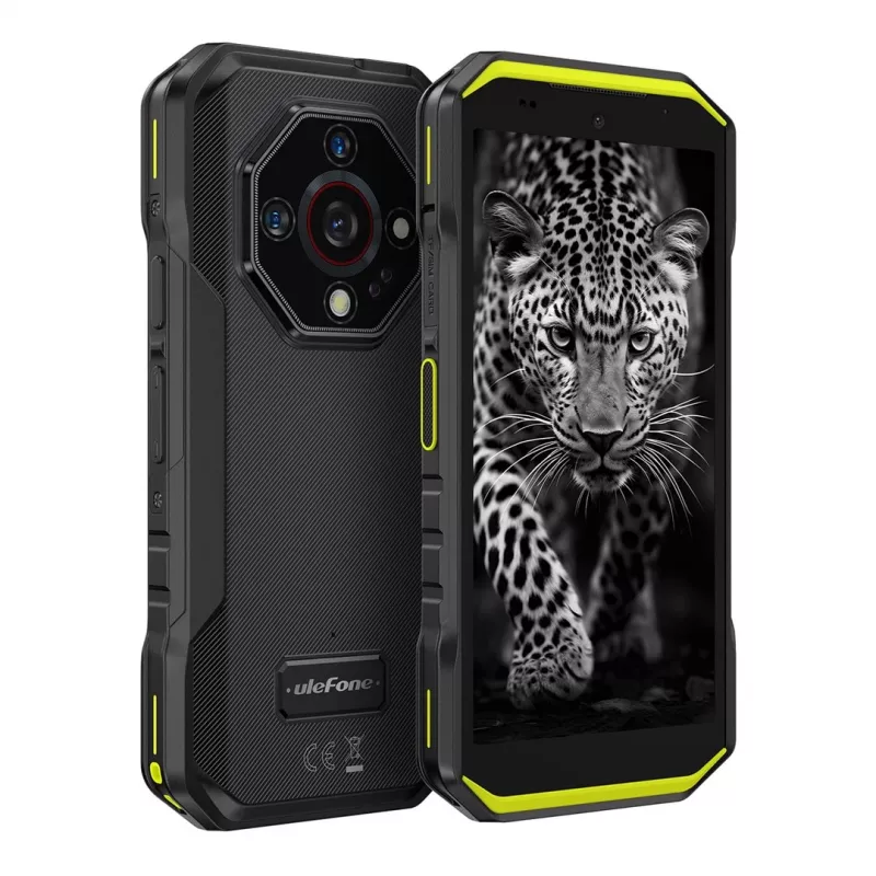 Ulefone Armor X32 smartphone, 5,65 inch, 6 GB RAM, 128 GB, Android 14, 5500 mAh, Vivid Green