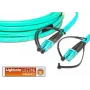 Lightwin LDP-50 LC-LC 10.0 OM3 FD glasvezelkabel 10 m aquakleur (LDP-50 LC-LC 10.0 OM3 FD)