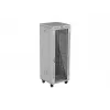 LANBERG 19 inch 32U staande serverrackkast 600×600 mm grijs met geperforeerde deuren en LCD (flat pack)