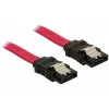SATA-kabel DeLOCK 84302 0,5 m rood