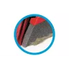Binnenbezem VILEDA 151221 met rubberkop, zachte/harde borstels, rood, 340 mm verpakkingsbreedte