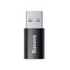 Adapter Baseus Ingenuity USB Type-A (bus) naar USB Type-C (stekker) 10 Gbit/s, zwart, 14×22×8 mm