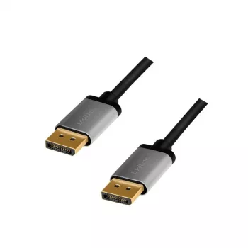 Logilink - DisplayPort-kabel - DisplayPort (M) naar DisplayPort (M) - DisplayPort 1.2 - 5 m - ondersteuning voor 4K 60 Hz, ondersteunt 2K 165 Hz (2560 x 1440)