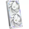 Computergehäuselüfter NZXT F240X 120 mm wit, 1 stuk, 240 × 120 × 30 mm