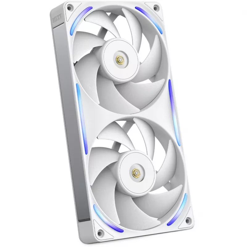 Computergehäuselüfter NZXT F240X 120 mm wit, 1 stuk, 240 × 120 × 30 mm