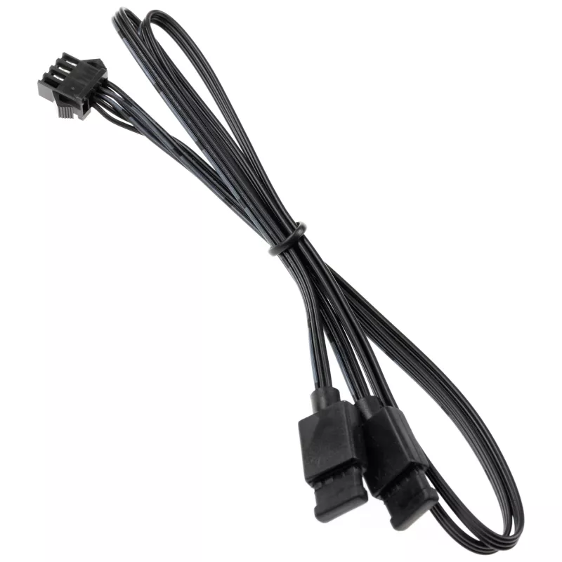 Kabeladapter Kolink 4-pins ventilator naar 3-pins 5V ARGB, 0,4 m
