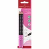 FABER-CASTELL potlood Jumbo Grip Two Tone 2xBS BK