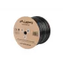 LANBERG netwerkkabel Cat5e U/UTP LCU5-12CU-0305-BK, 24 AWG koper, 305 m, zwart