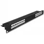 DeLOCK 66876 Patchpaneel 1U Cat6a zwart metaal