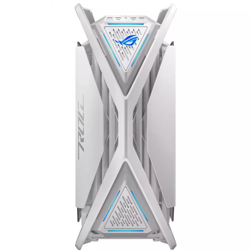 ASUS ROG GR701 Hyperion White, pc, wit, ATX, EATX, micro ATX, Mini-ITX, aluminium, multi, front