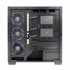 PC-behuizing MODECOM Volcano Stellar 5F ATX Midi Tower, gehard glas, 5 voorgeïnstalleerde ventilatoren, USB‑C, ondersteunt microATX/ATX, max. GPU 420 mm, CPU-koelerhoogte 175 mm