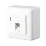 METZ CONNECT BTR E-DAT C6 8(8) AP - wandcontactdoos - RJ-45 - zuiverwit, RAL 9010 (1307370002-I)