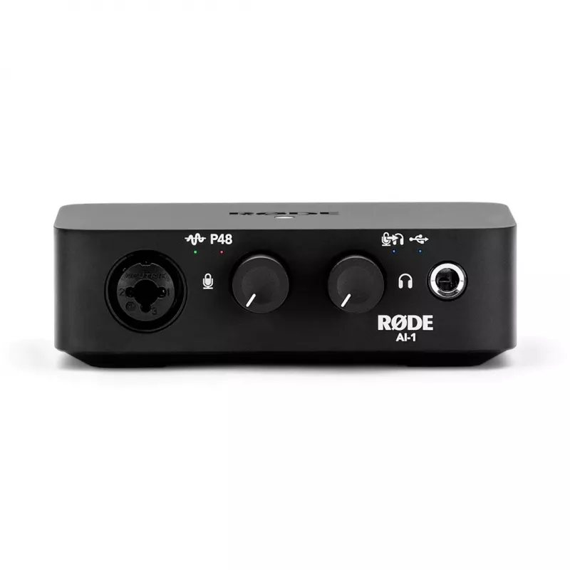 RODE AI-1 USB audio-interface A-A voorversterker 24 bit 96 kHz zwart