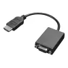 Lenovo HDMI / VGA 0,2 m zwart