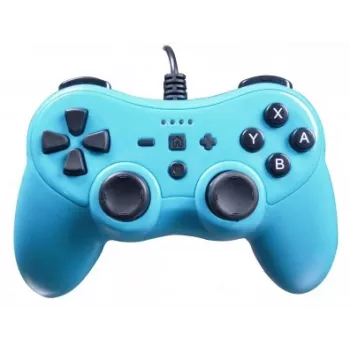 Bedrade controller SUBSONIC SA5488-1 Neon Blue — voor Nintendo Switch, bedrade verbinding