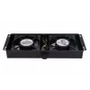 Koelventilator Extralink EX.8673 4-weg ventilatorunit voor staande kasten 2 m kabel EU-stekker