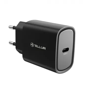 Tellur 20W USB-C PD-oplaadadapter zwart