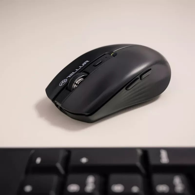 Tellur Silent Click draadloze muis zwart