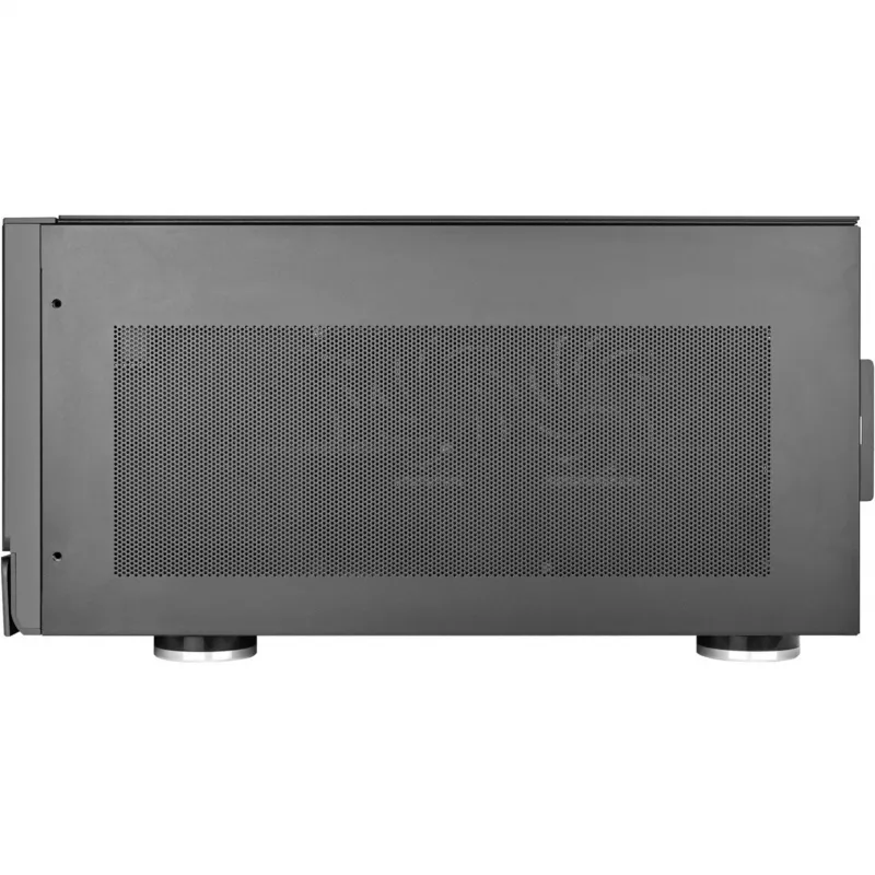 SilverStone Crown 04 pc-behuizing SST-CW04TB — HTPC-formaat, SSI-EEB-ondersteuning, donkergrijs