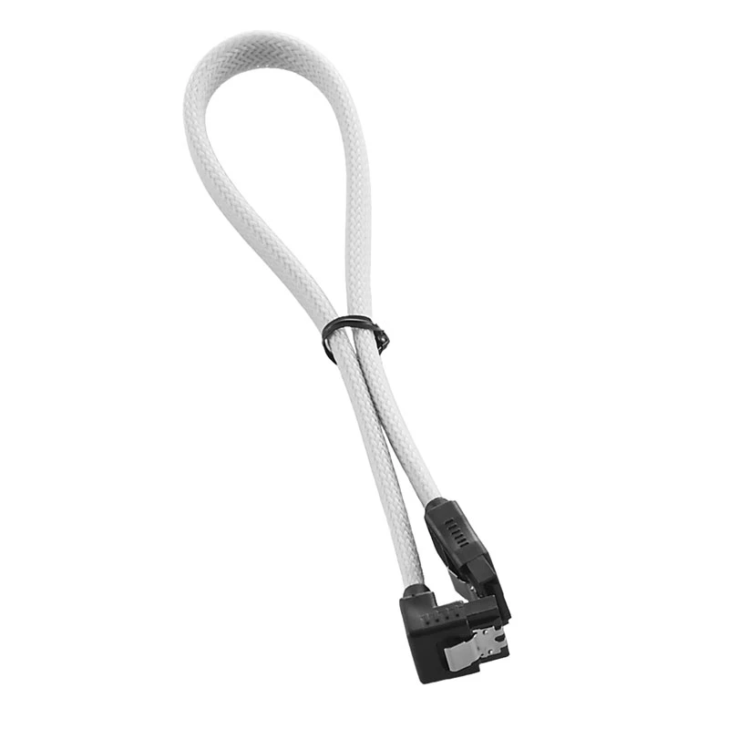 ModMesh gehoekt SATA-3-kabel, 30 cm – wit – kabel – digitaal/data (CM-CAB-RSAT-N30KW-R)