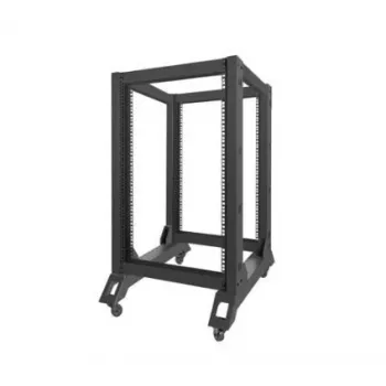 Lanberg open rack 19 18u 600x800 zwart Lanberg