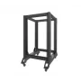 Lanberg open rack 19 18u 600x800 zwart Lanberg