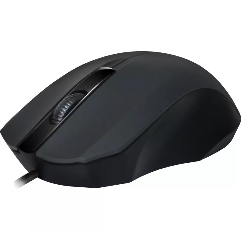 Bedrade optische muis DEFENDER MM-310 USB Type-A, 1000 DPI, dubbelhandig, 2 knoppen, zwart, 1,35 m kabel