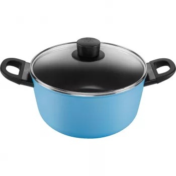 Braadpan Ballarini Caprera 2H 24 cm, antiaanbaklaag, blauw