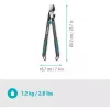 Takkenschaar GARDENA EnergyCut Pro S, 60 cm handgreep, grijs/turkoois