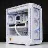 Vloeistof-CPU-koeler Valkyrie VK-AIOV240W 240-mm-radiator met lcd
