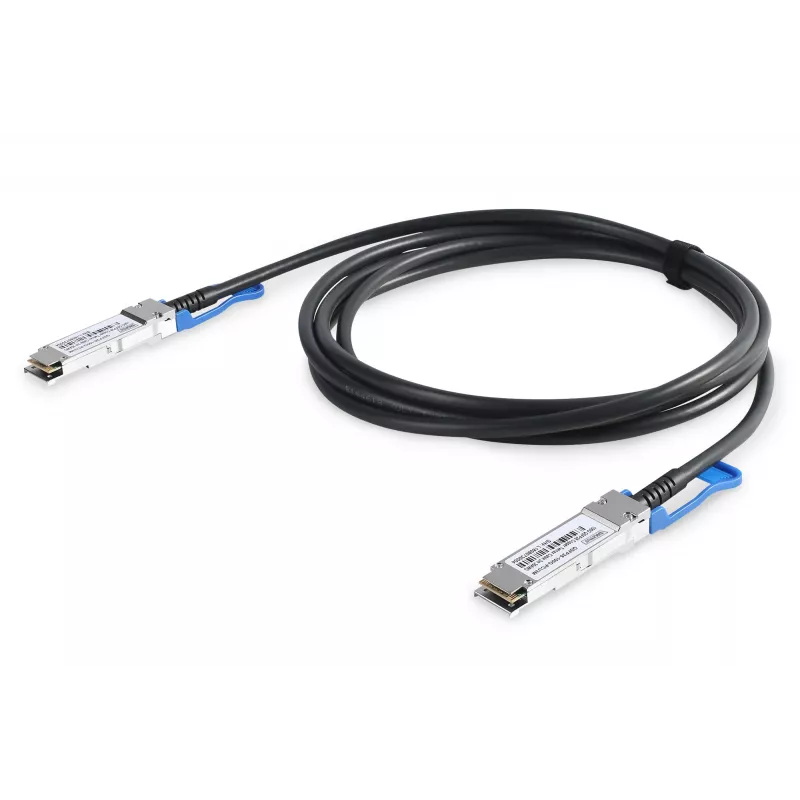 DAC-kabel Digitus QSFP28 100G 3m kabellengte 3m aansluiting QSFP28